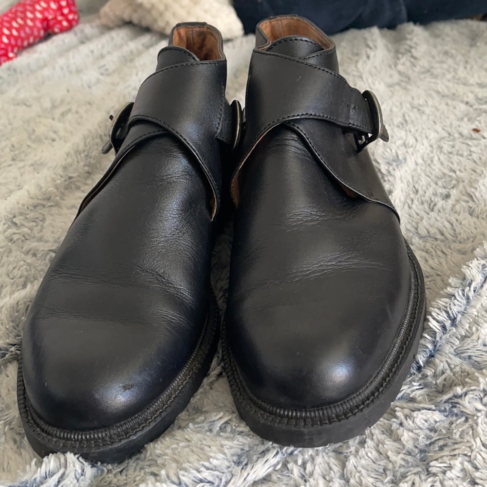 DRESS SHOES-BLACK- SIZE 7.5M - USED